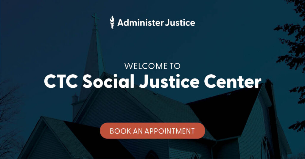 book an appointment at CTC Social Justice Center