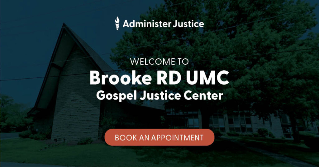 book and appointment at brooke road umc gospel justice center