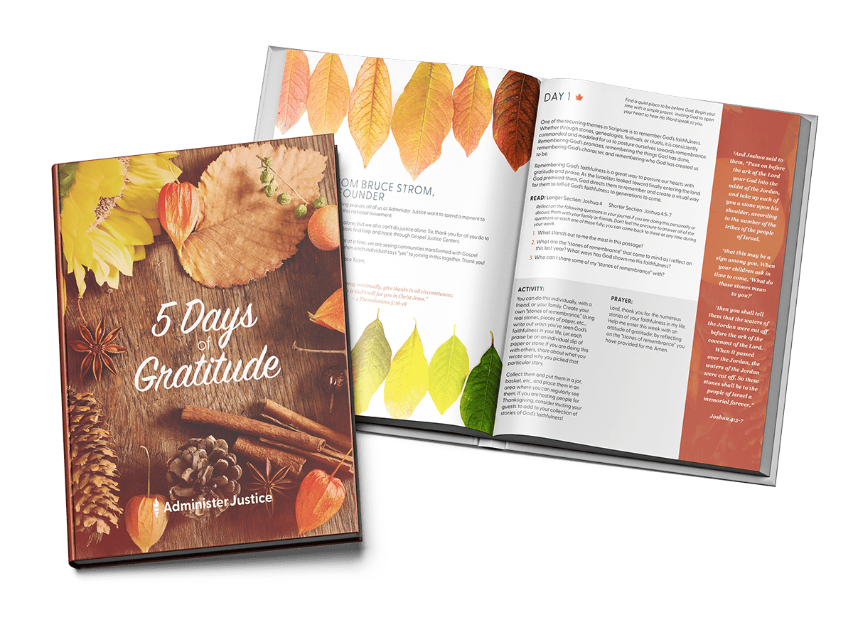 five days of gratitude devo cover