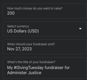screenshot of facebook campaign set up