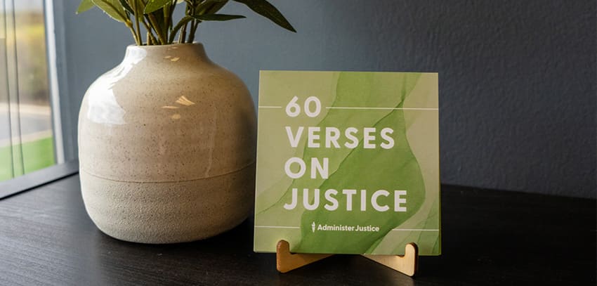 60 verses on justice stand